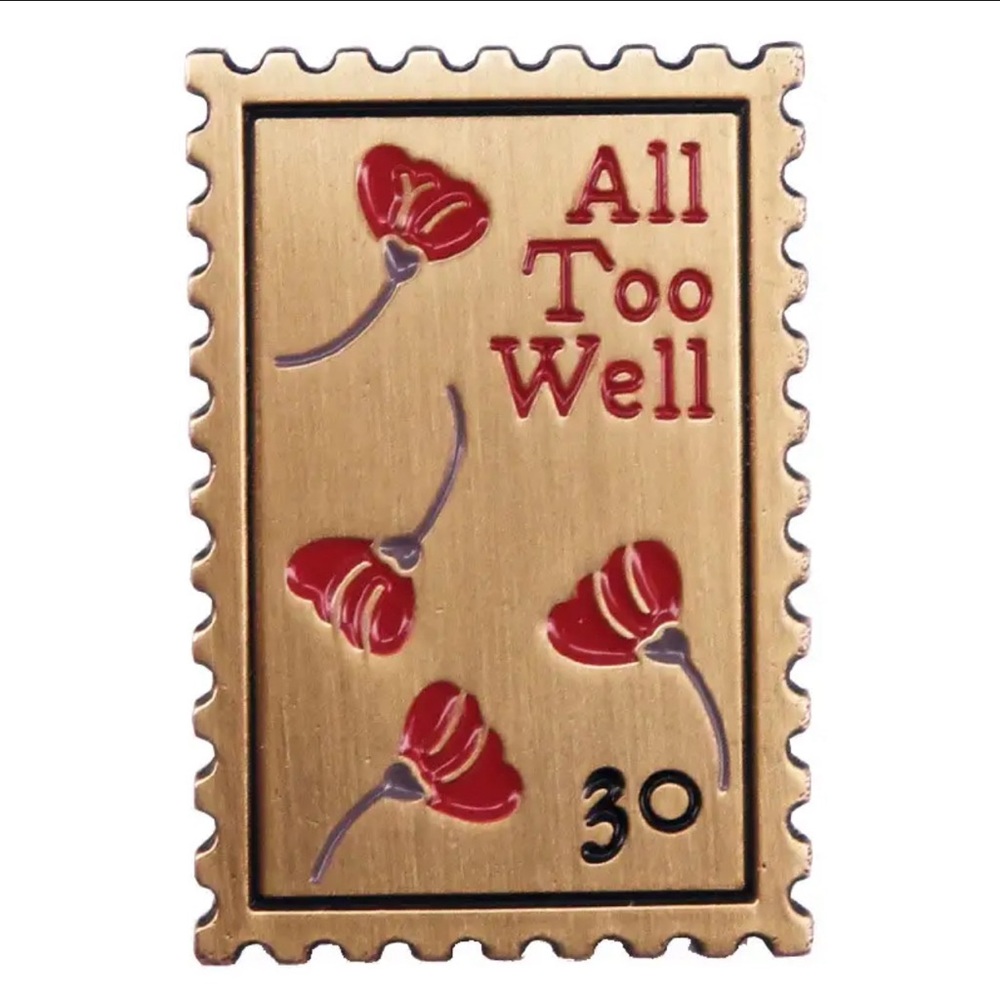 NEW! Taylor Swift All Too Well Stamp Red Album Pin Brooch